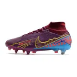 Nike Zoom Mercurial Superfly 9 Elite Purple Aluminium Studs SG Football Boot