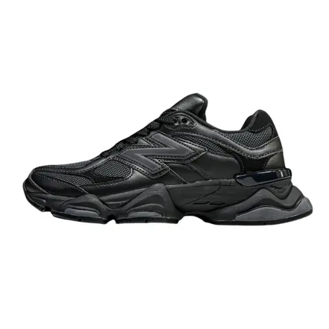 New Balance 9060 Triple Black Casual Shoes - Leather