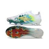Adidas F50 Elite White and Green Firm Ground FG Football Boot