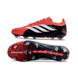 Adidas Predator 26 Elite Black and Red Firm Ground FG Football Boot