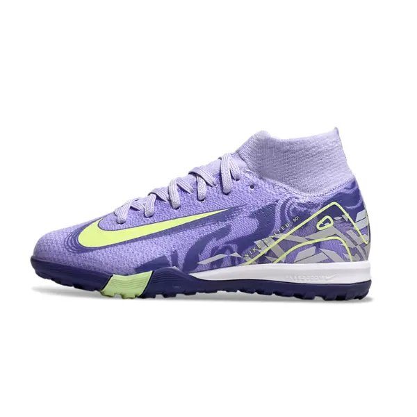 Nike Zoom Mercurial Superfly 10 Elite Kids United Purple Turf TF Football Boot
