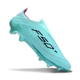 Adidas F50+ Elite Laceless Light Blue Firm Ground FG Football Boot