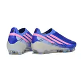 Adidas F50 Hyperfast Laceless Elite Blue and Pink Firm Ground FG Football Boot