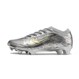 Nike Zoom Mercurial Vapor 15 Elite Silver Firm Ground FG Kids Football Boot