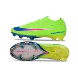 Nike Air Zoom Mercurial Vapor 16 Elite Light Green and Blue Firm Ground FG Football Boot
