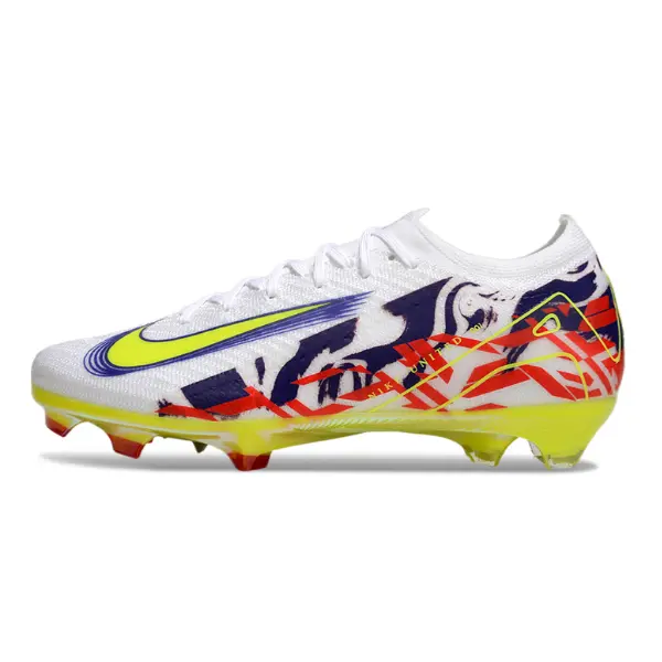 Nike Air Zoom Mercurial Vapor 16 Elite White and Purple Firm Ground FG Football Boot