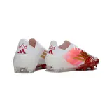 Adidas F50 Primeknit Elite White, Golden and Red Firm Ground FG Football Boot