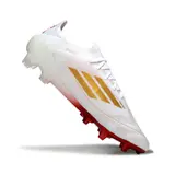 Adidas F50 Primeknit Elite White, Golden and Red Firm Ground FG Football Boot