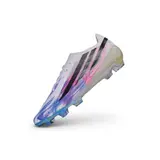 Adidas F50 Hyperfast Elite White, Blue and Pink Firm Ground FG Football Boot
