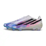 Adidas F50 Hyperfast Elite White, Blue and Pink Firm Ground FG Football Boot