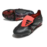 Adidas Predator 30 Elite Tongue Black and Red Firm Ground FG Football Boot - Black/Red