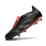Adidas Predator 30 Elite Tongue Black and Red Firm Ground FG Football Boot - Black/Red
