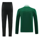 Adidas Cold Set Green and Black Cold Set Quarter-Zip Top and Pants