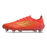 Adidas F50 Primeknit Elite Red and Yellow Mixed Studs SG Football Boot