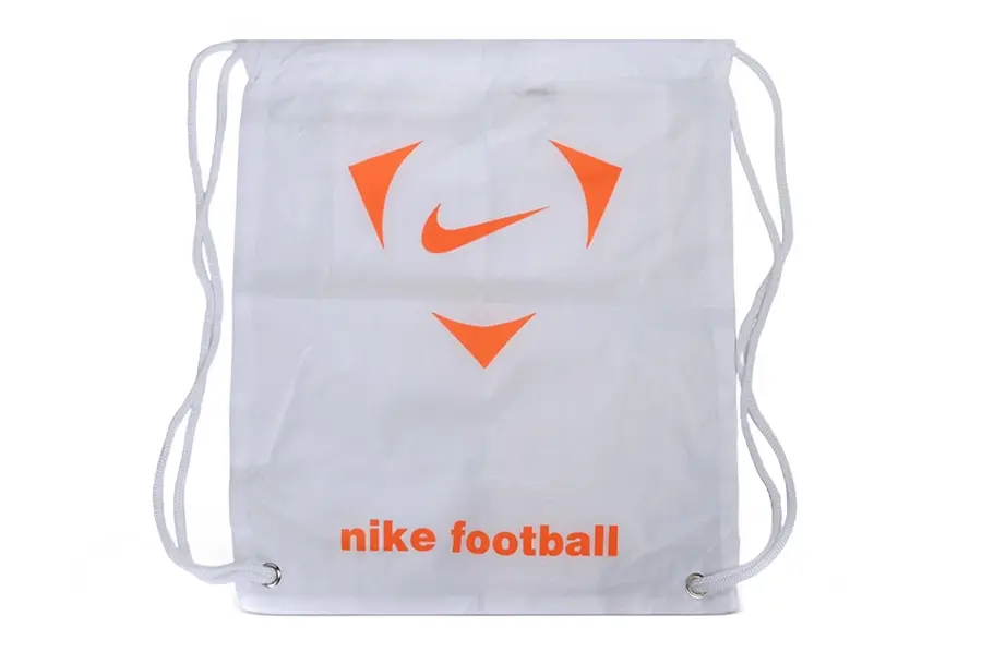 Nike White and Orange Boot Bag
