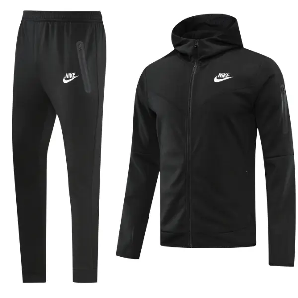 Nike Tech Fleece Black Cold Set Coat and Pants