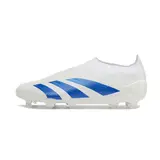 Adidas Predator 30 Elite Laceless White and Blue Kvaratskhelia Pack Firm Ground FG Football Boot