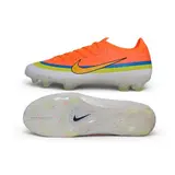 Nike Air Zoom Mercurial Vapor 17 Elite White and Orange Firm Ground FG Football Boot