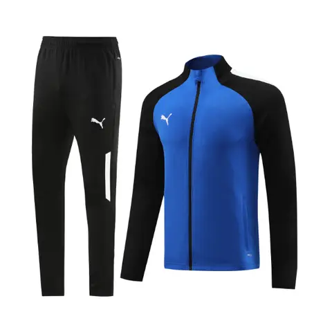 Puma Blue Black Cold Set Jacket and Pants