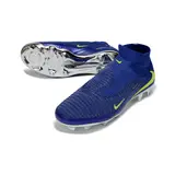 Nike Phantom 6 DF Elite Blue and Silver Firm Ground FG Football Boot