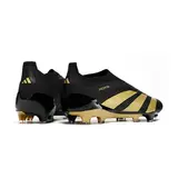 Adidas Predator 30 Elite Laceless Black and Gold Firm Ground FG Football Boot