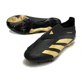 Adidas Predator 30 Elite Laceless Black and Gold Firm Ground FG Football Boot