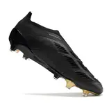 Adidas Predator 30 Elite Laceless Black and Gold Firm Ground FG Football Boot