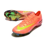 Nike Air Zoom Mercurial Vapor 16 Elite Pink and Yellow Firm Ground FG Kids Football Boot