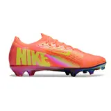 Nike Air Zoom Mercurial Vapor 16 Elite Pink and Yellow Firm Ground FG Kids Football Boot