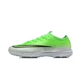 Nike Air Zoom Mercurial Vapor 17 Elite Green and White Turf TF Kids Football Boot