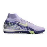 Nike Zoom Mercurial Superfly 10 Elite Kids Turf TF Football Boot - Lilac/Volt