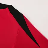 Nike Red and Black Cold Set Quarter-Zip Top and Pants - Red/Black Shoulder