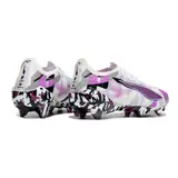 Puma Ultra 5 Carbon White Purple and Black Firm Ground FG Football Boot
