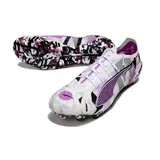Puma Ultra 5 Carbon White Purple and Black Firm Ground FG Football Boot