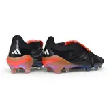 Adidas Predator 26 Tongue Elite Black and Orange Firm Ground FG Football Boot