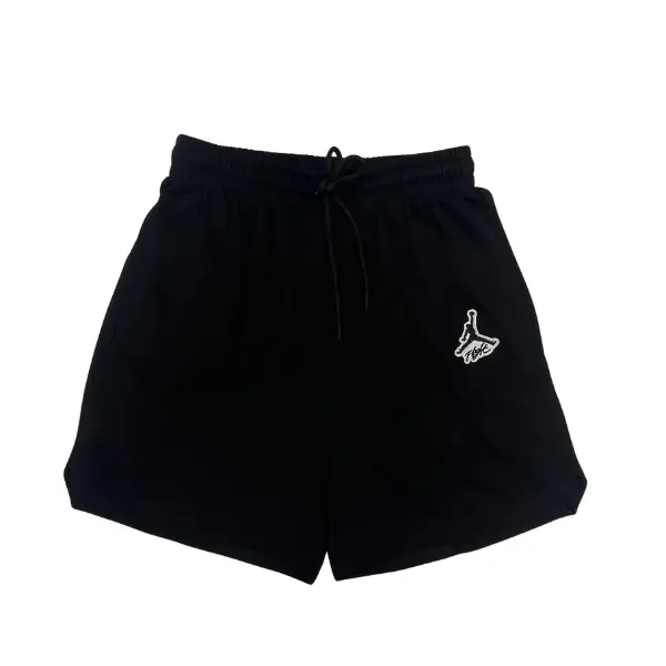 Jordan Black Shorts - Icon Logo