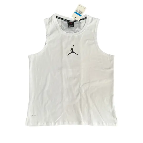 Jordan White and Black Tank Top