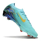 Nike Air Zoom Mercurial Vapor 16 Elite Light Blue Firm Ground FG Football Boot - Aqua/Gold
