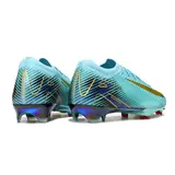 Nike Air Zoom Mercurial Vapor 16 Elite Light Blue Firm Ground FG Football Boot - Aqua/Gold