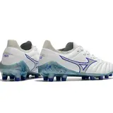 Mizuno Morelia Neo III Pro White and Blue Firm Ground FG Football Boot