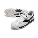 Mizuno Morelia Sala Classic White Black and Blue Turf TF Football Boot