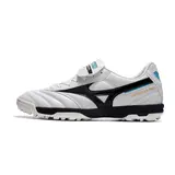 Mizuno Morelia Sala Classic White Black and Blue Turf TF Football Boot