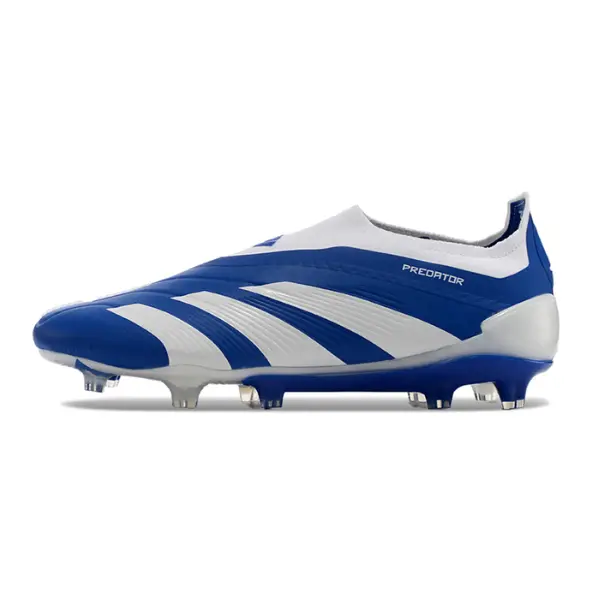 Adidas Predator 30 Elite Laceless Blue and White Firm Ground FG Football Boot