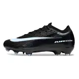 Nike Air Zoom Mercurial Vapor 16 Elite Black and White Firm Ground FG Kids Football Boot