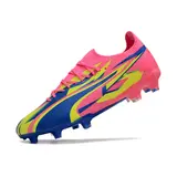 Puma Ultra Ultimate Pink and Yellow Firm Ground FG Football Boot