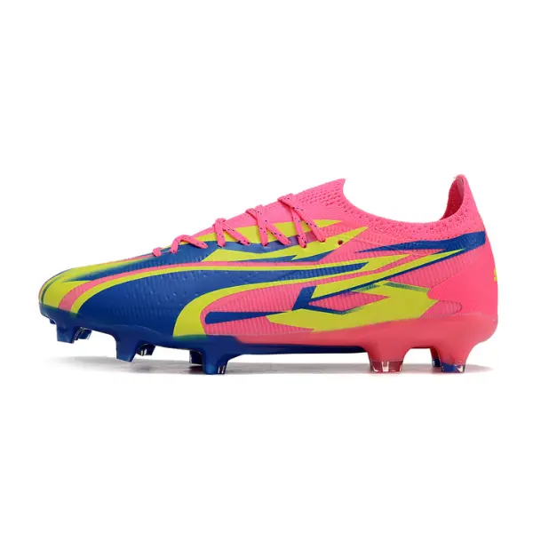 Puma Ultra Ultimate Pink and Yellow Firm Ground FG Football Boot