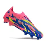 Puma Ultra Ultimate Pink and Yellow Firm Ground FG Football Boot