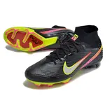Nike Zoom Mercurial Superfly 9 Elite Black Pack Firm Ground FG Kids Football Boot - Black/Volt/Pink