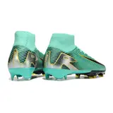 Nike Air Zoom Mercurial Superfly 10 Elite Light Green Firm Ground FG Football Boot