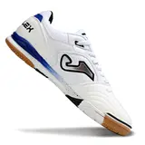 Joma Top Flex Rebound White Indoor IC Football Boot - Blue/Gum Sole